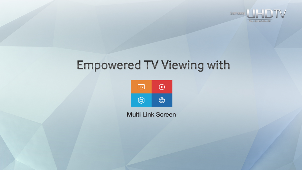 Samsung bread bread communications Commertial 3d tv tv multi link screen UHD