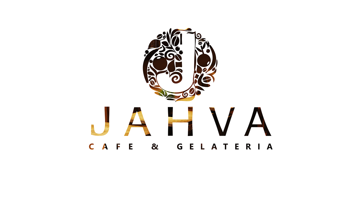 logo cafe bar Logotype branding  design gelateria Coffee jamaica tea Food  restaurant kingston taven nembhard  Signage