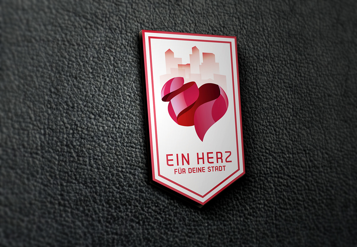 logo Herz rot red