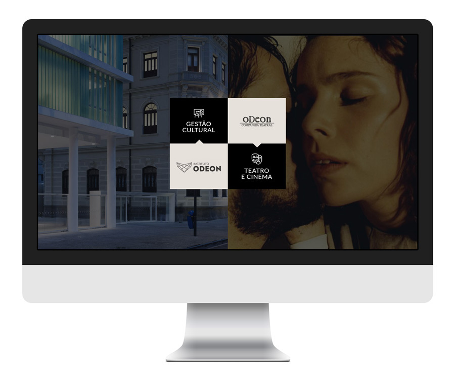 Web Webdesign grid Odeon interactive interativo Interface theater  teatro espetáculo