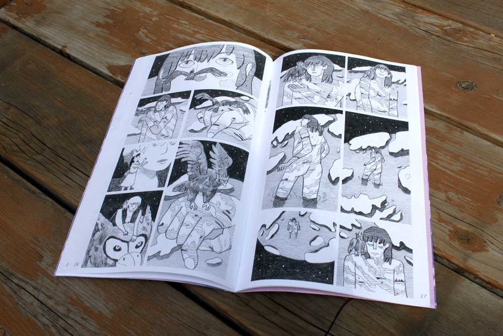 comic Indie Comic self published Zine  black and white