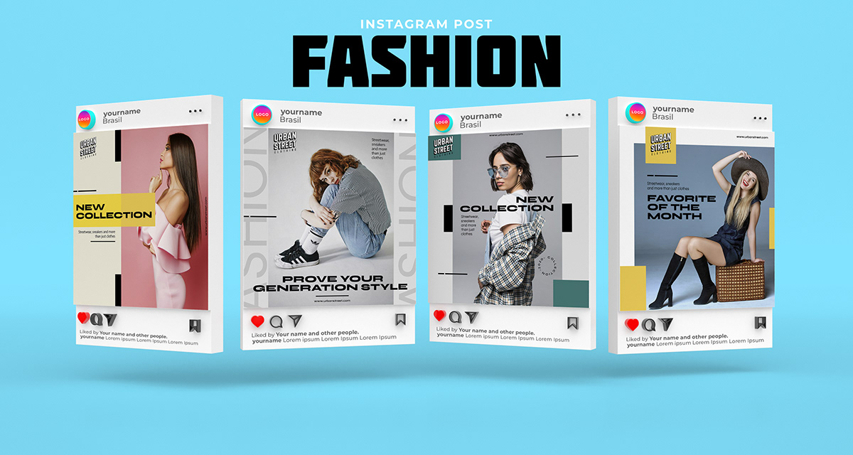 Fashion Social Media Post - Fashion Flyer - Fashion Instagram Post 
