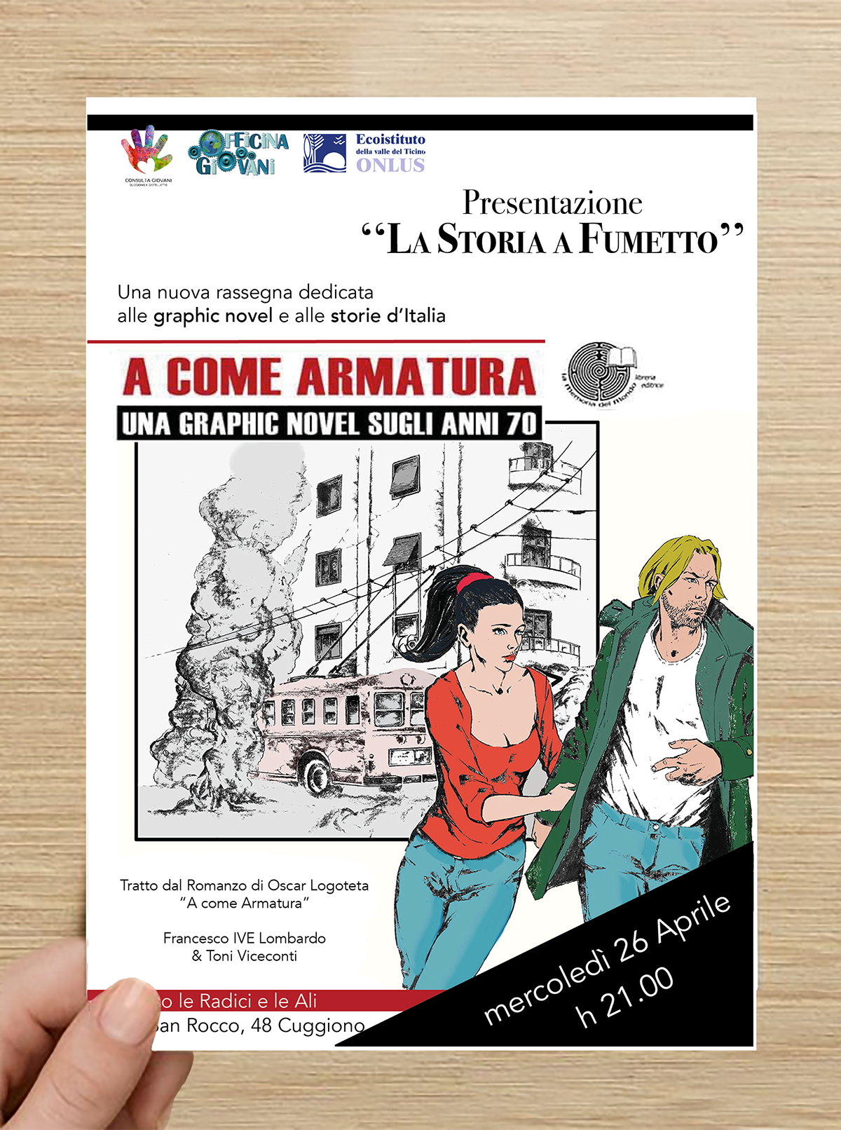 A COME ARMATURA fumetto cartoon Graphic Novel storie d'italia