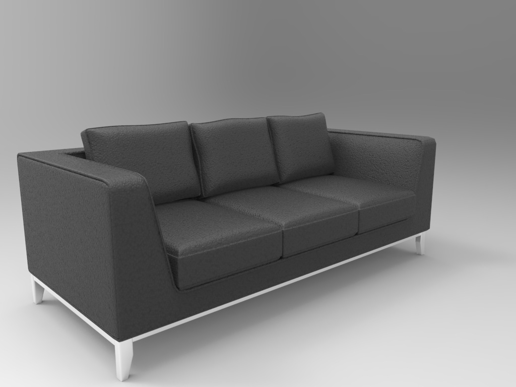 sofa 3D Render rendering model design modeling Maya keyshot