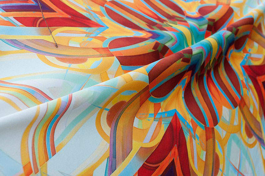 Платки шёлк ткань текстиль дизайн мода аксессуары одежда allween принты