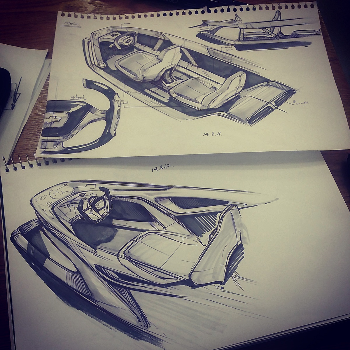 sketch sketchbook note concept art concept concept design robot Aircraft spaceship SF pen