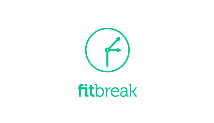 fitbreak fitness green break lunchbreak Pilates clock letter F Active company www.sophiag.com sophia georgopoulou design graphic design greece