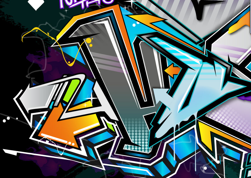 Graffiti vectors graphic