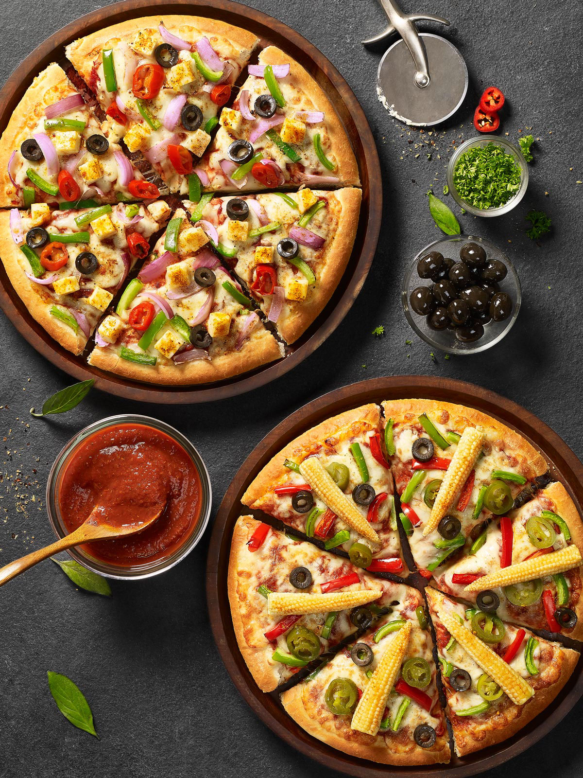 food photography food styling Pizza Pizza Hut stone slate px3 2017 silver
