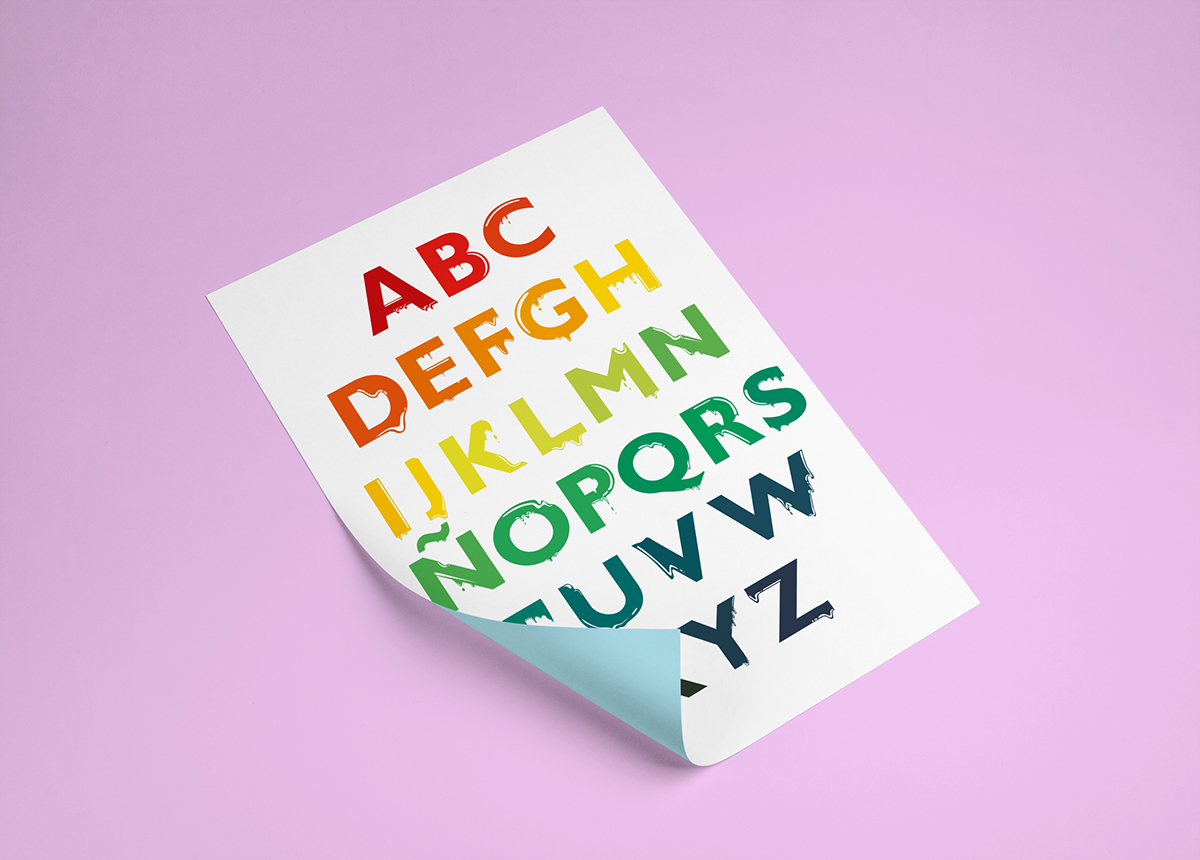 tipografia tipo type design diseño 3D icecream