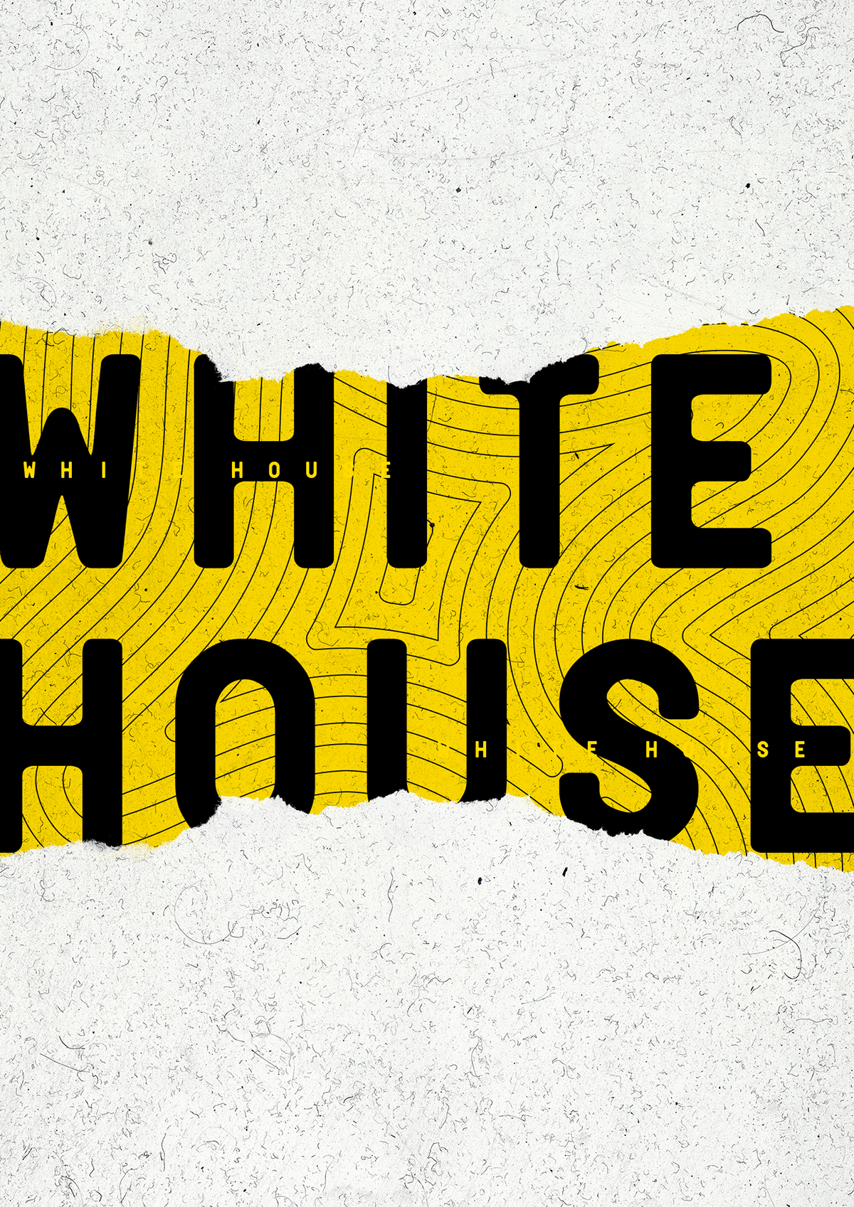 White House gif yellow Urban logo branding  Identity Design poster hip hop identidade visual