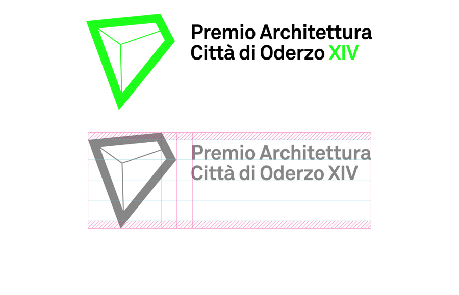 prize award winner premio architettura architectur archi brand logo GEO geometry grid green fluo neon