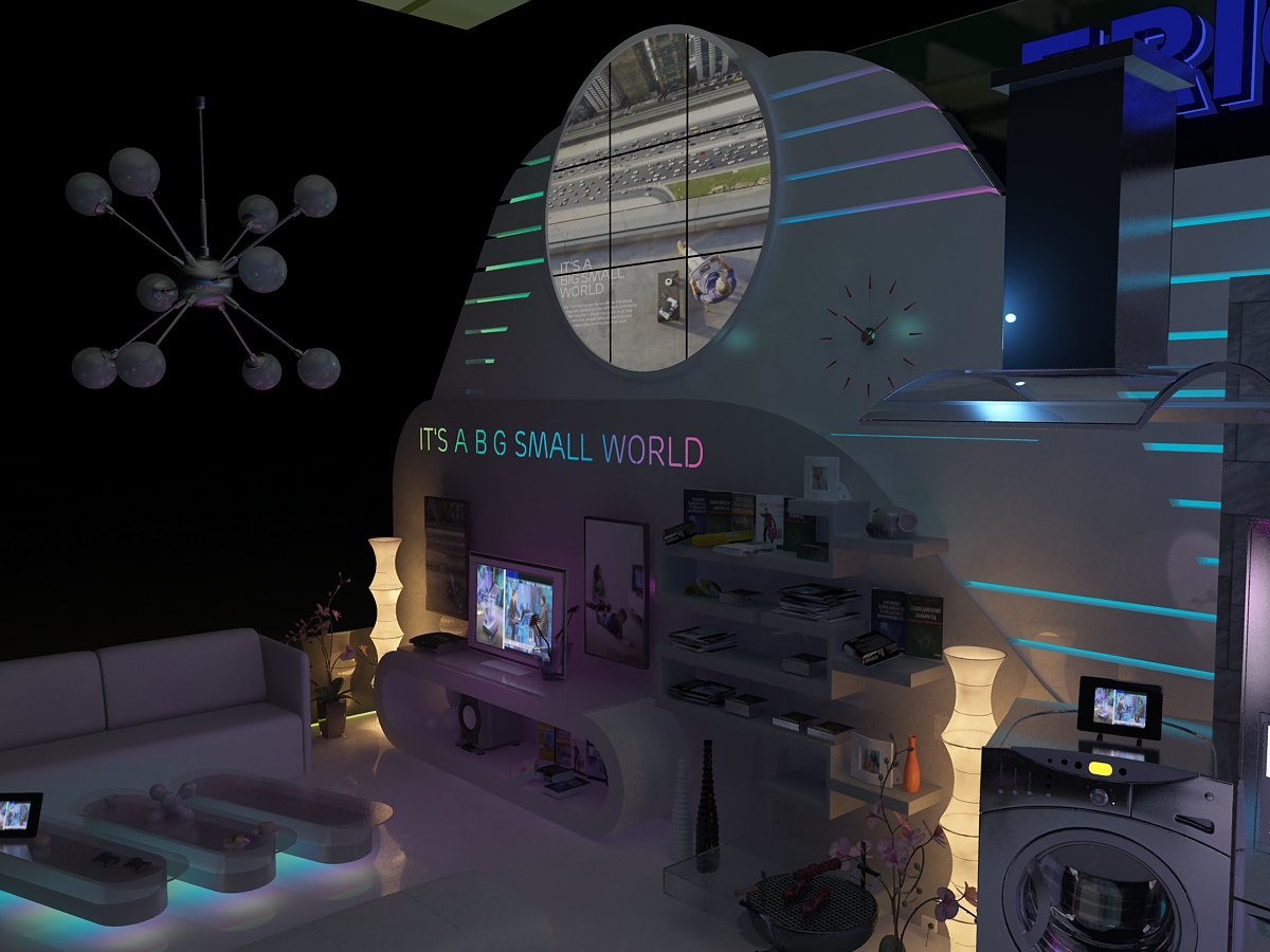 creative ideas Interior Floor Display gondola shelf stopper  3dmax 3D Display StandDisplay Exhibition  booth