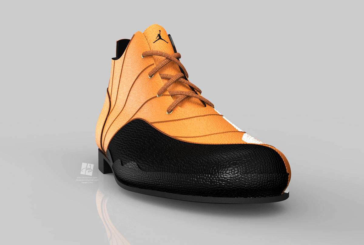 jordan Nike shoe casual taxi XII Retro DevianTom Tomislav Zvonaric 3D art air Mj23 jumpman