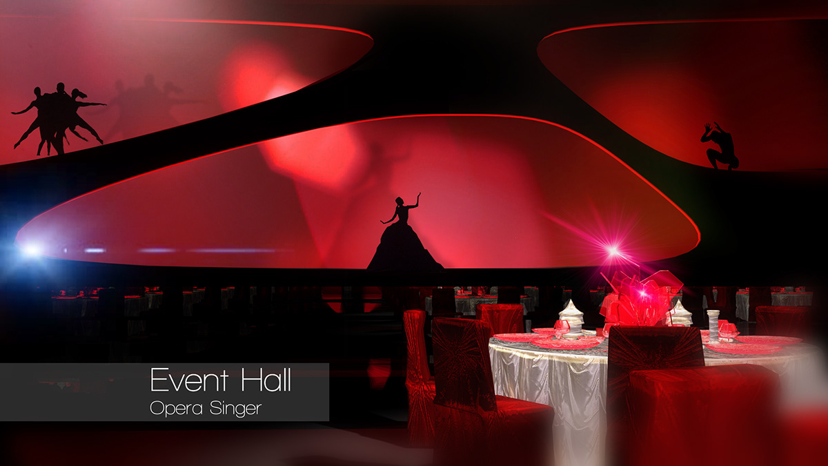 Event Production conceptualisation scenography design ruby 40 years anniversary STAGE DESIGN Abu Dhabi