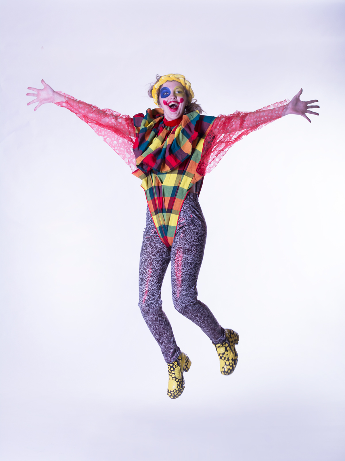 clown costume Clowns anarchy chaos fools piorret velvet modern costume performance art