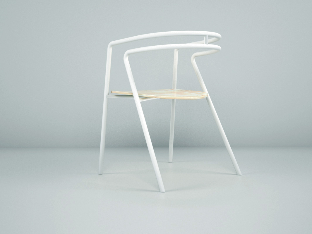 JU chair lines mexico puebla furniture design industrial silla 2lines antonio serrano
