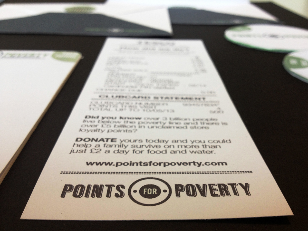 First branding design Points for poverty charity design University logo poster identity