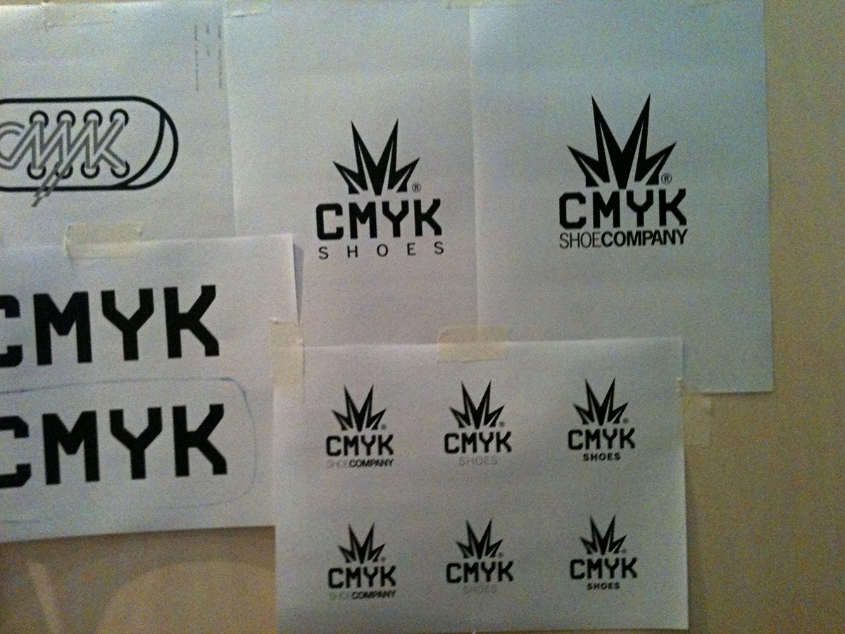 CMYK shoes RESTYLING logo new font Andrea Codoro  design shoes identity corporate type type design Logotype handwriting