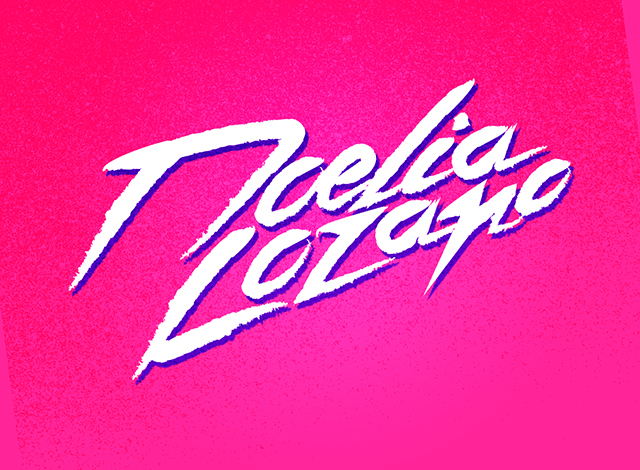 art design type Retro logo vhs retrowave Noire