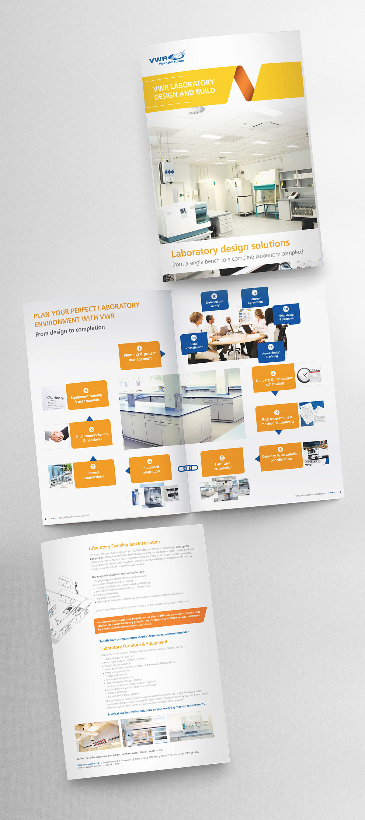flyer brochure corporate consistency
