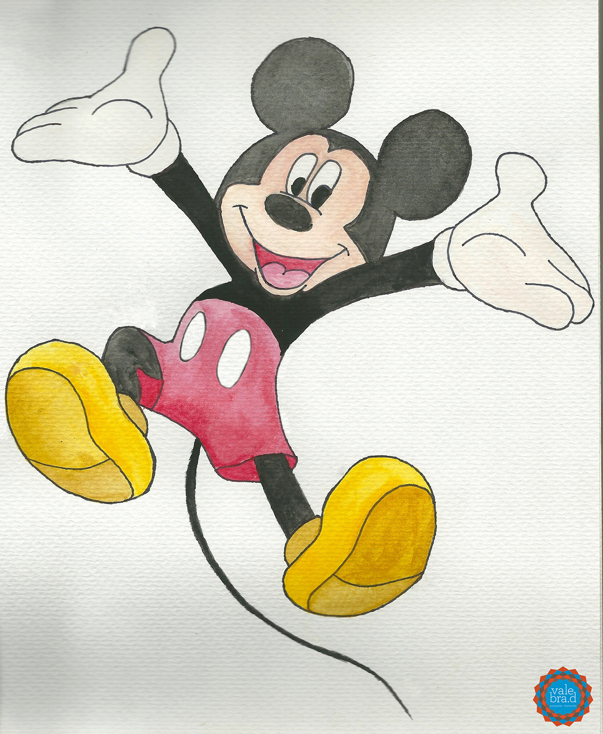 art ilustracion Illustrator cc adobe adobe cloud Adobe CC design mickey disney mickey mouse Birthday cartoon diseny Ilustration