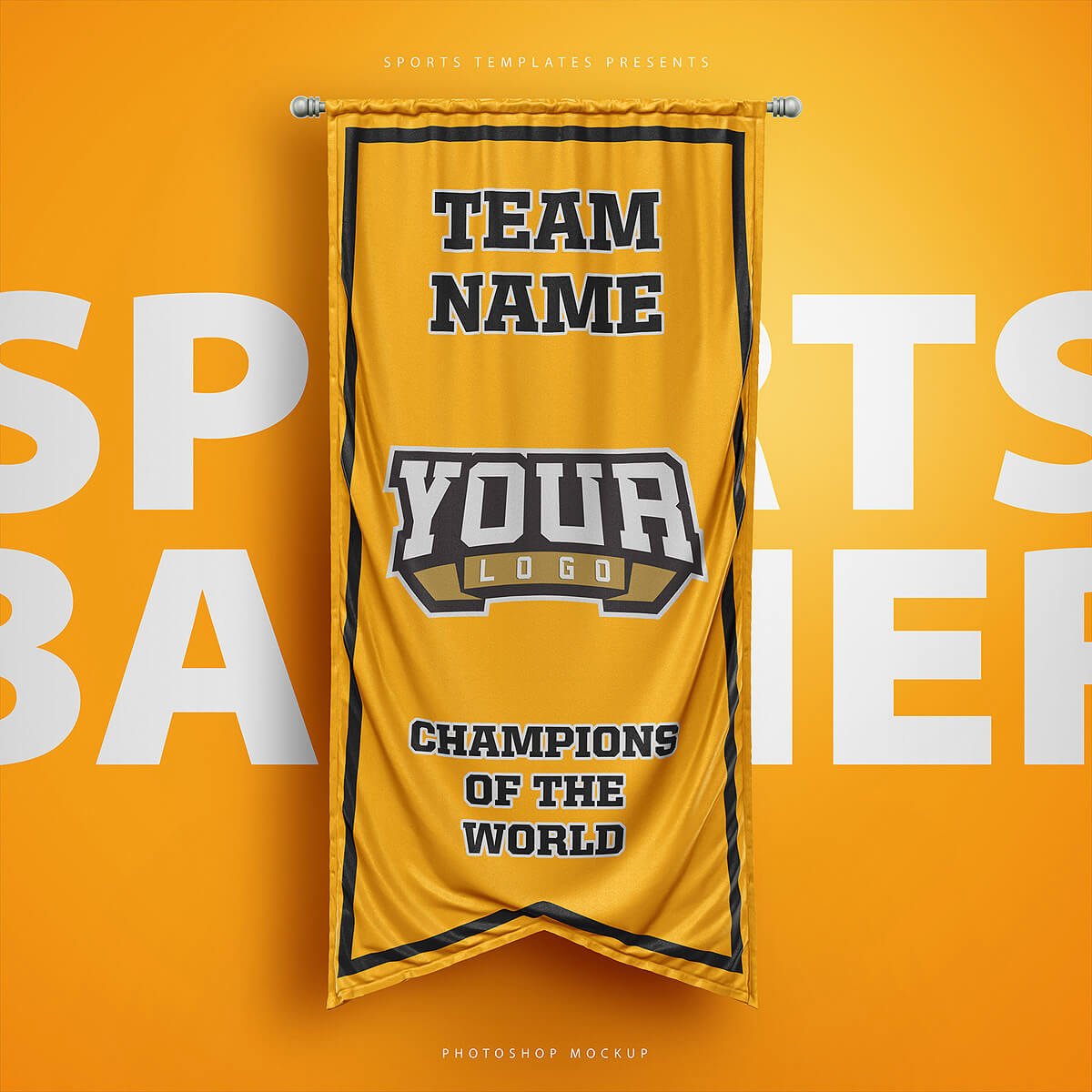 Sports Rafters & banners photoshop Templates pack on Behance