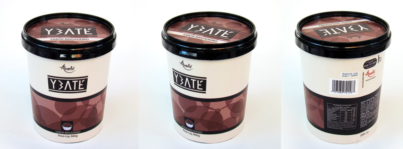 sorvete abaete Ybaté embalagem marca