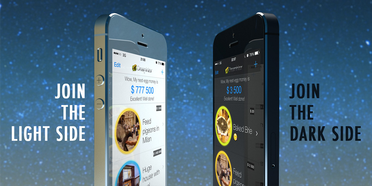 Startup UI ux iphone mobile