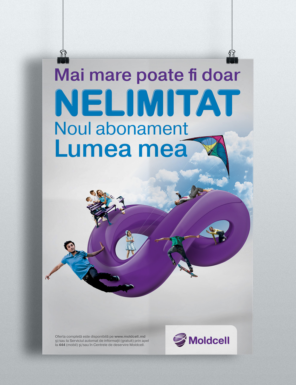 Advertising Campaign moldcell Abonament Lumea Mea