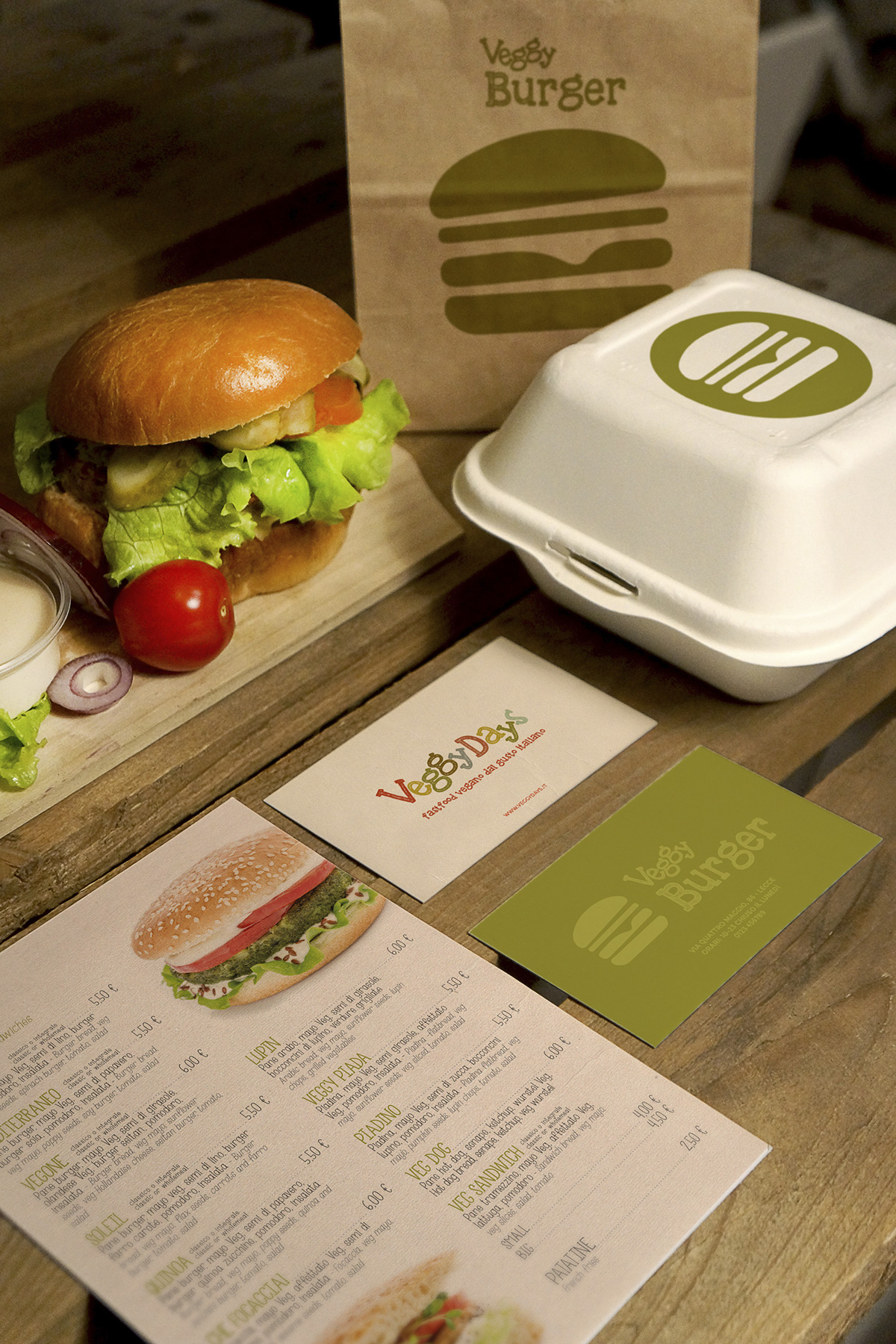 fastfood franchising restaurant market vegan bio bioveg green HappyHour bar logo