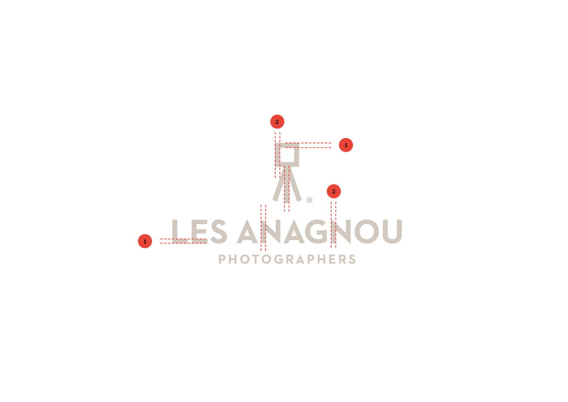 photographers Les Anagnou black logo Logotype brand Corporate Identity Greece christrivizas trivizas