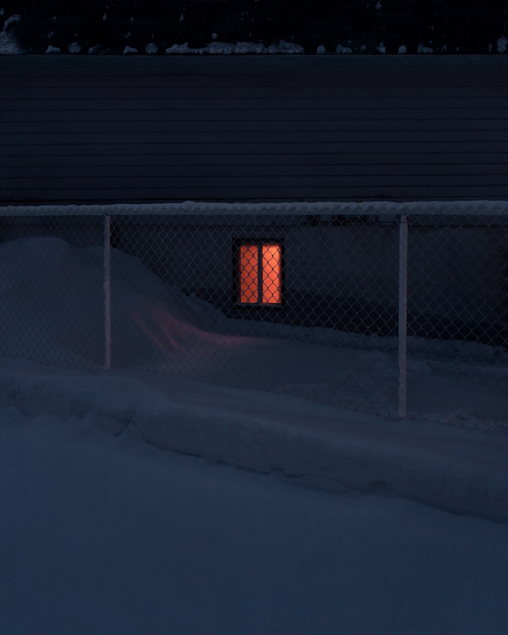 art FINEART print night mood feeling Memory Visions light surreal Real hyper-real winter snow