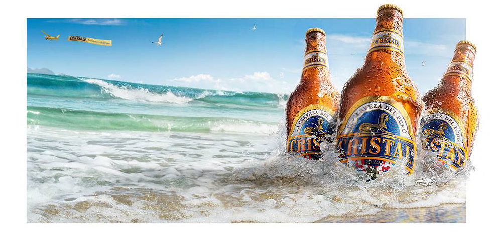 cerveza verano playa