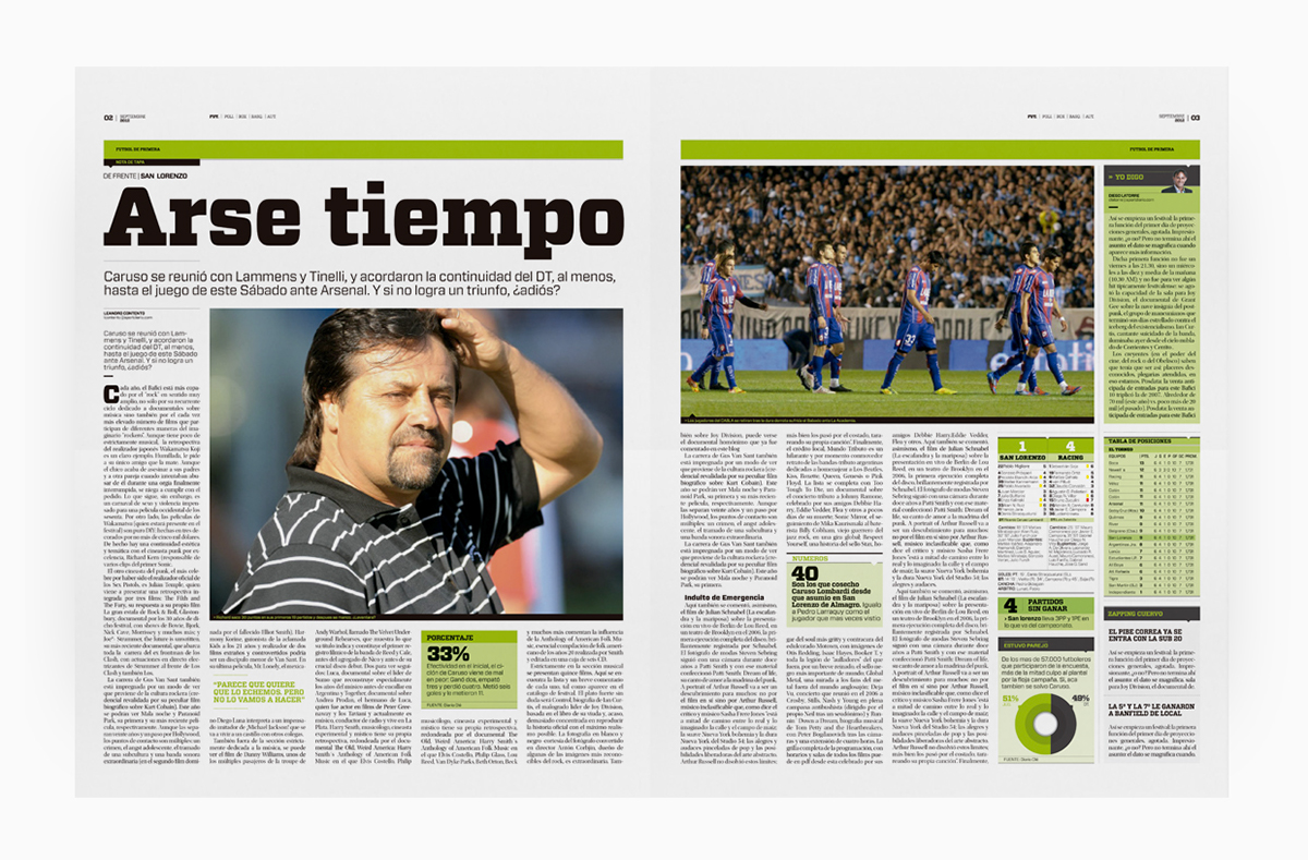tipografia typographi diseño grafico editorial deporte Futbol diario periodico sport cosgaya catedra cosgaya newspaper