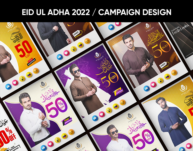 Eid EID UL ADHA Social media post Campaign Design campaign marketing   men wear Fashion  design