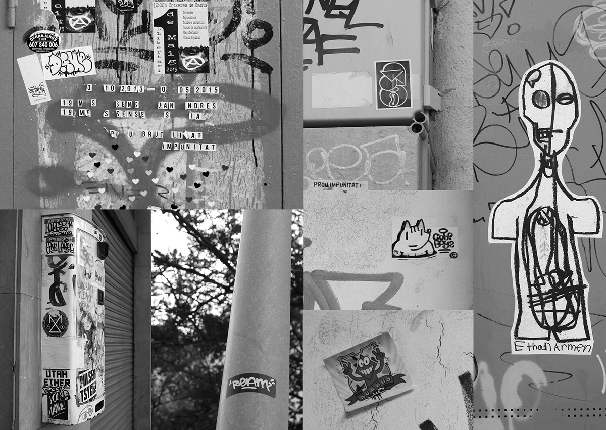 urban art photo pegatinas pegatina sticker blanco y negro b&w libro book