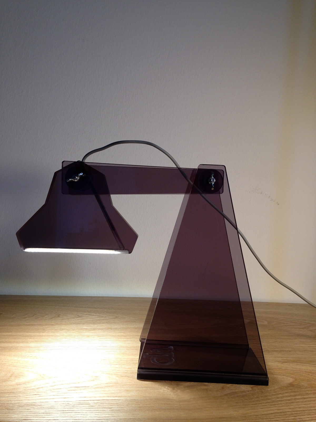 Lamp led cucu light table lamp layer Vergaplast come quando fuori design metacrylate metronomo trasparente