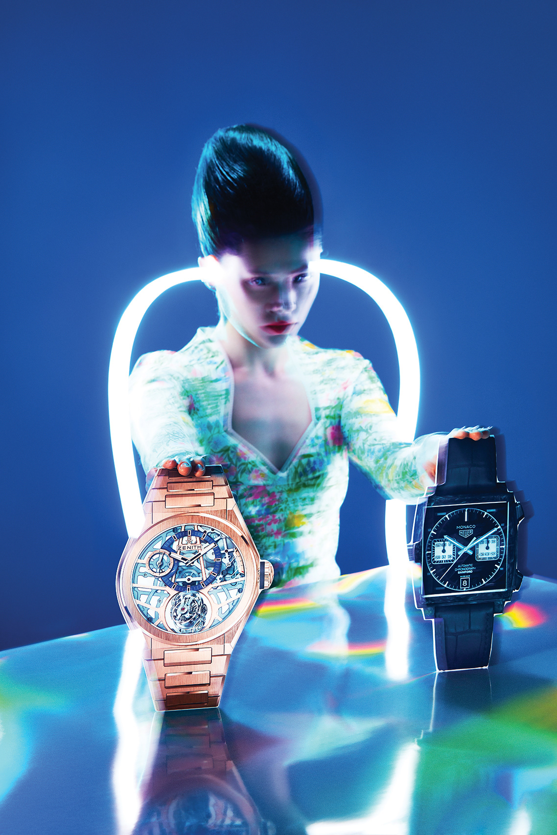 magazine product watch Fashion  shanghai light model time Photography  color