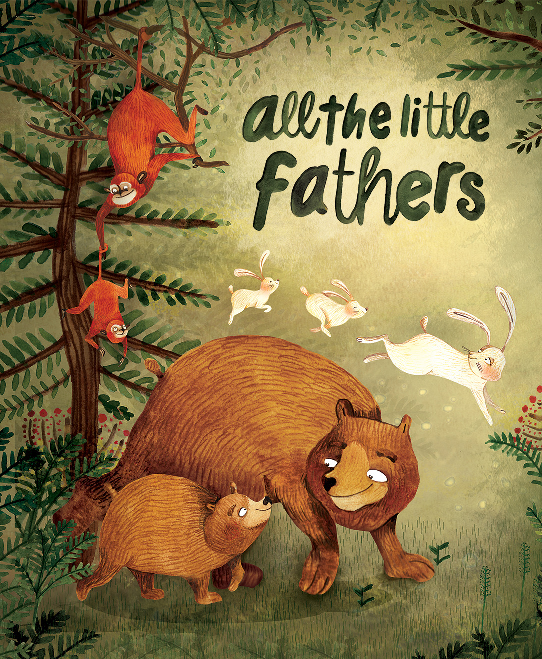 Picture book children book kids Album forest bear rabbit monkeys
