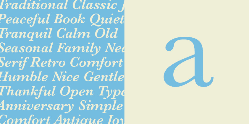 Baskerville logo poster design font family font fonts text words