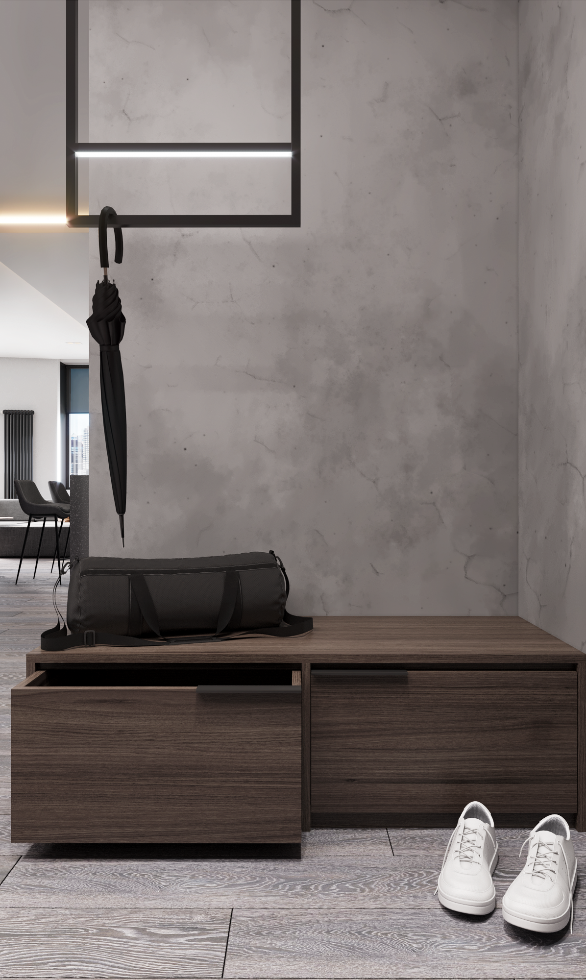 bedroom Vizualization 3ds CoronaRender  Interior design Manstyle дизайн интерьер