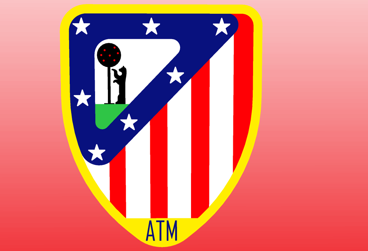 atletico de madrid athletic football Futbol escudo shield soccer rediseño diseñ design liga