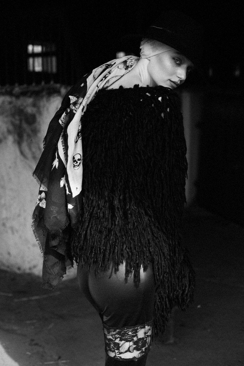 woman girl model poland black horse animal Nature Stylization session photo photoshoot face body