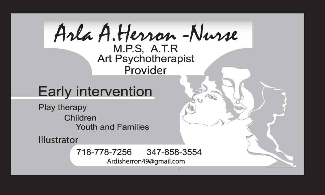 art therapy business card therapy Conferences and work Shops