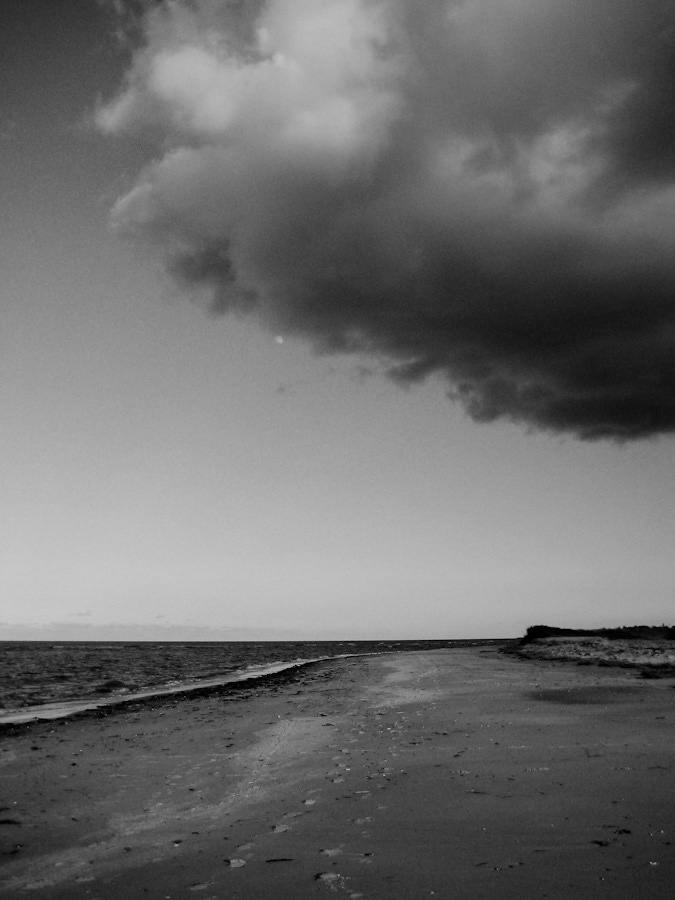 Landscape Coast denmark black and white sea SKY