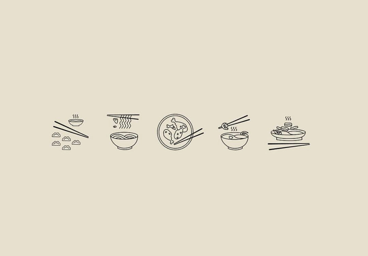 design logo brand branding  Custom restaurant dining Food  identity icons