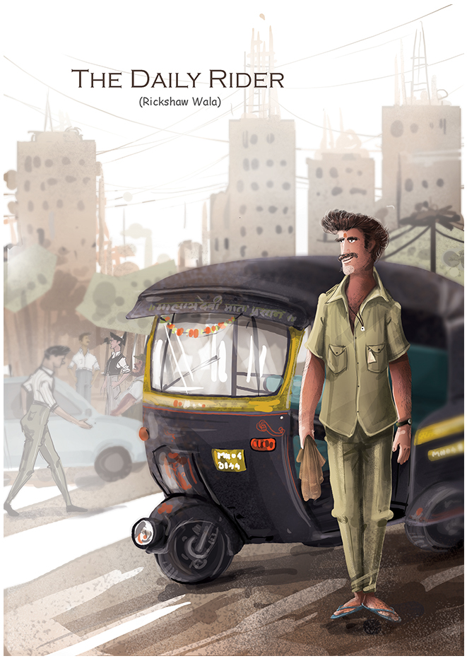 The Daily Rider_(Rickshaw Wala) on Behance