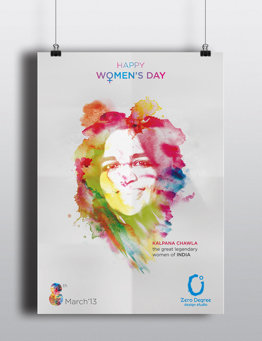 women womens Day womens day poster Indira Gandhi kalpana chawala  mother teresa  PT usha  Madhubala  water colour design
