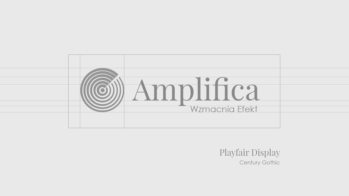 amplify logo design Website print motivation copper business